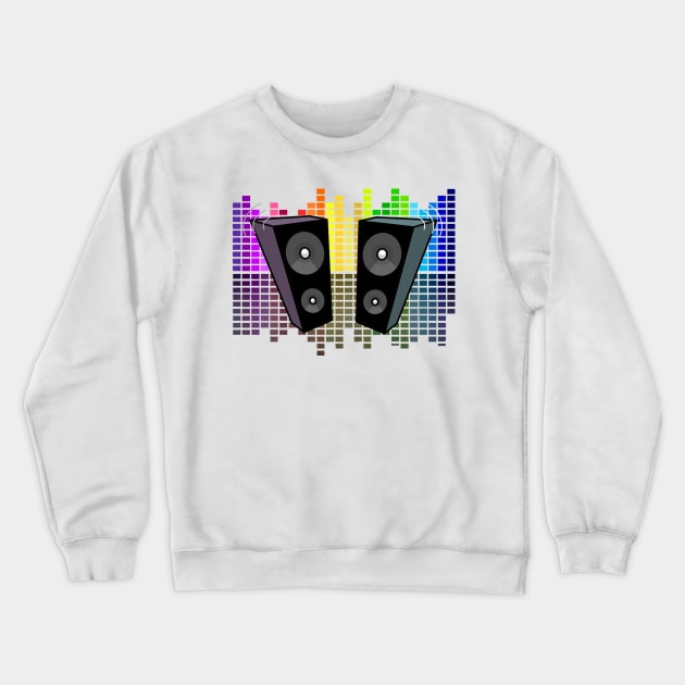 Loudspeakers Crewneck Sweatshirt by valentinahramov